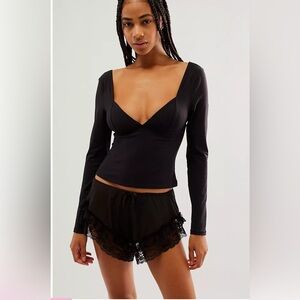BNWT Intimately Free People Duo Corset Long Sleeve Cami size S $58USD